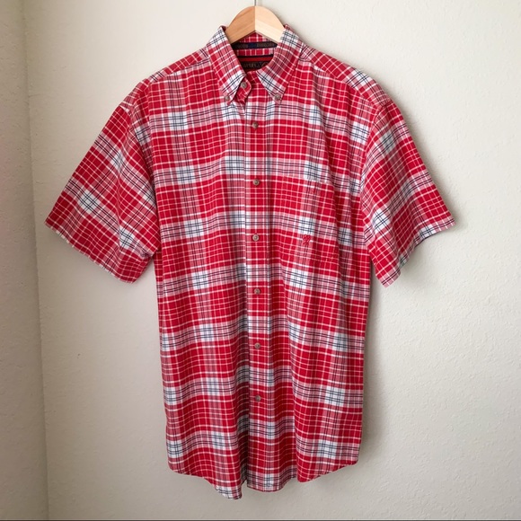Vintage Other - Vintage Twenty X Plaid Button Up Shirt | short sleeves, collared, front pocket